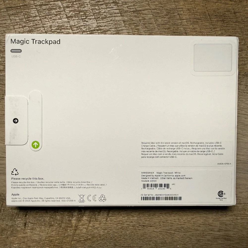 USB-C Apple Magic Trackpad - White (brand new/sealed)